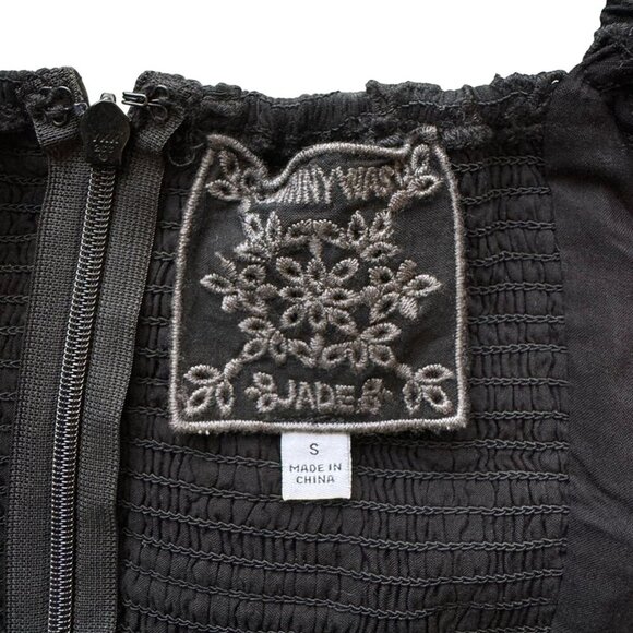 Johnny Was Ella Mini Dress Black Size Small - Picture 12 of 13